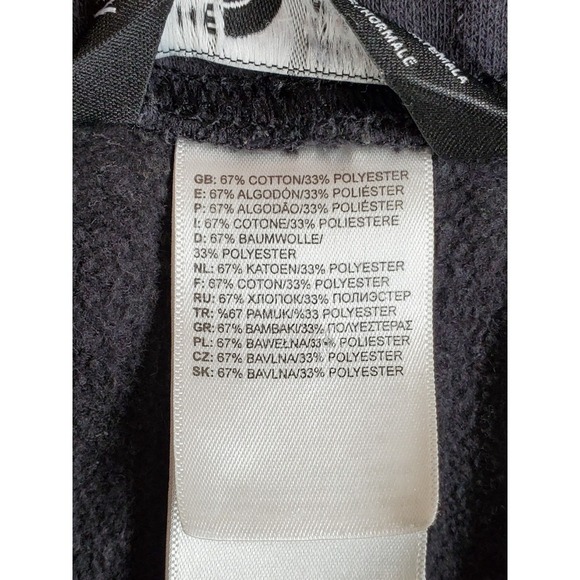 North Face Sweat Shorts Mens L Black Jersey Knit Drawstring Relaxed (32-38 x10) - Picture 10 of 12